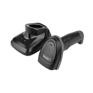 USB 1D Handheld 2.4G Escáner de código de barras CCD de láser inalámbrico con base de carga