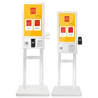 MASUNG MS-S9 Máquina terminal de sistemas pos de autoservicio Todo en uno Pantalla táctil Tarjeta Visa Quiosco de pago sin efectivo para restaurantes