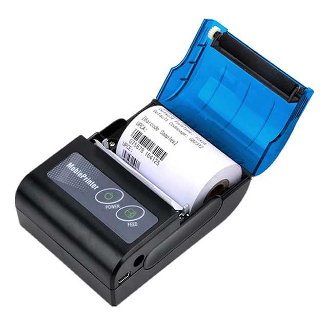 Impresora de rollo de papel térmico Bluetooth de 58 mm