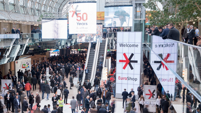 2023 EUROSHOP, una exposición internacional de tecnología minorista en Dusseldorf, Alemania