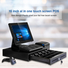 MASUNG MS-S4 Todo-en-uno Pantalla táctil inteligente rápida Pos Os System Computadora Cash Drawer Pos System