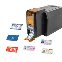 Impresora de tarjeta de identificación de color de doble lado MS-S22K-Impresión de alta velocidad de 300 ppi, conectividad USB/Ethernet
