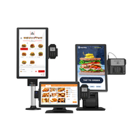 MASUNG MS-S11 Sistema POS con pantalla táctil Autoservicio Pago Quiosco de pedidos automáticos para fabricantes de restaurantes Mcdonald S KFC